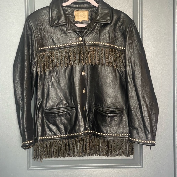 Double D Ranch | Jackets & Coats | Double D Ranch Leather Jacket With ...
